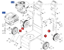 Page A Diagram and Parts List for K 3300 G 1.133-105.0 Karcher Pressure Washer