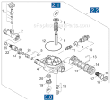Page C Diagram and Parts List for K 3300 G 1.133-105.0 Karcher Pressure Washer