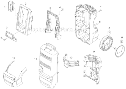 Housing Diagram and Parts List for K 5.68 MD Plus 16019100 Karcher Pressure Washer