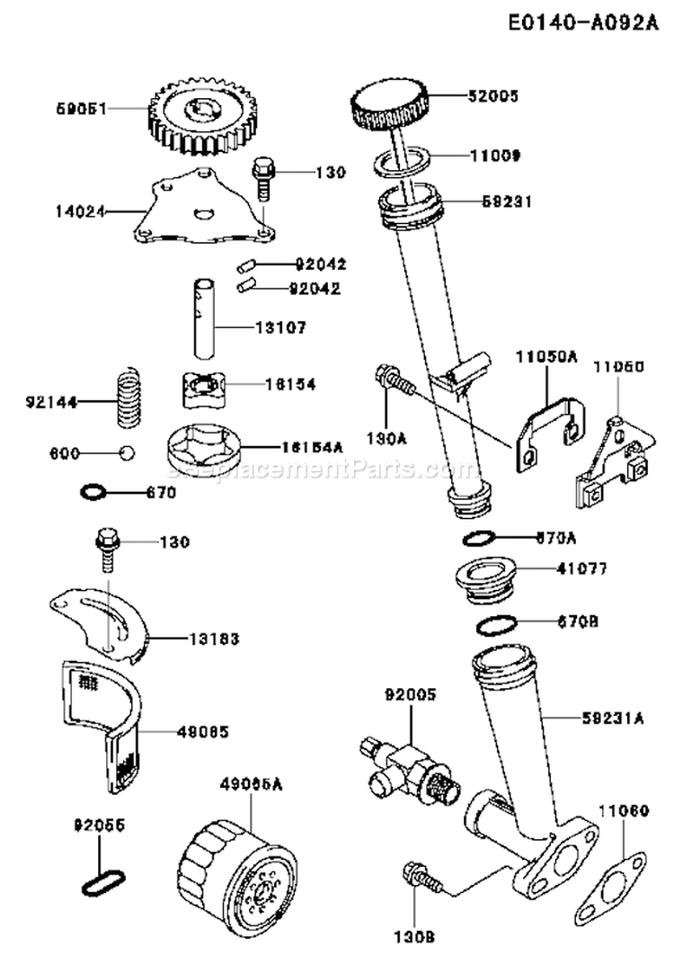 Page I Diagram and Parts List for BS06 Kawasaki Engine