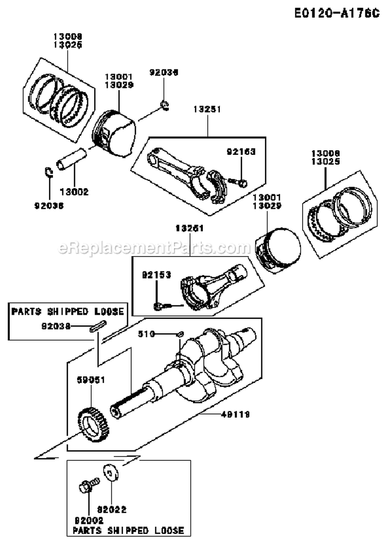 thumbnail image 2 of Genuine Kawasaki Thermostat Gasket 11060-2475 – Fits FD671D, FD711D, FD750D, FD851D, For Toro & Exmark Mowers 2 of 6