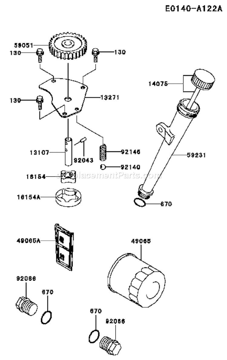Page I Diagram and Parts List for AS04 Kawasaki Engine