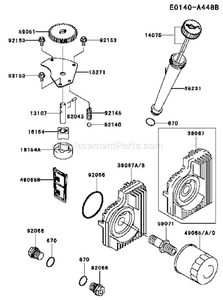 Page I Diagram and Parts List for FS27 Kawasaki Engine