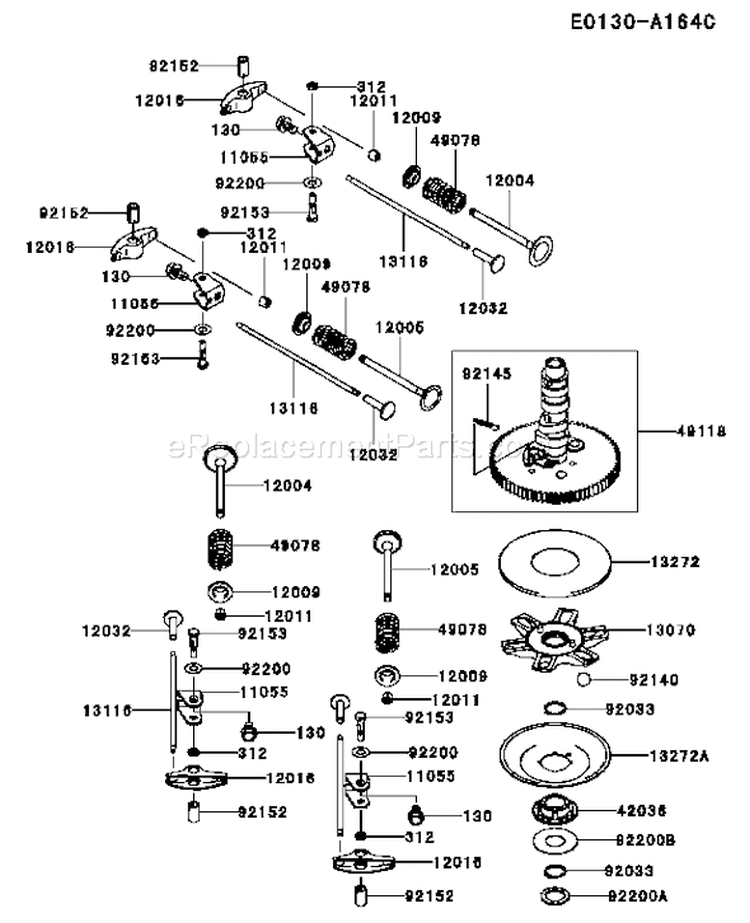 Page L Diagram and Parts List for AS06 Kawasaki