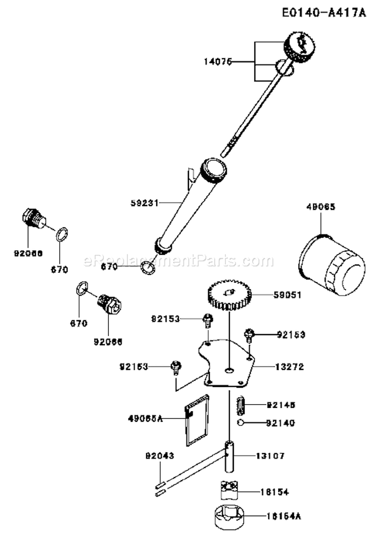 Page I Diagram and Parts List for AS00 Kawasaki Engine