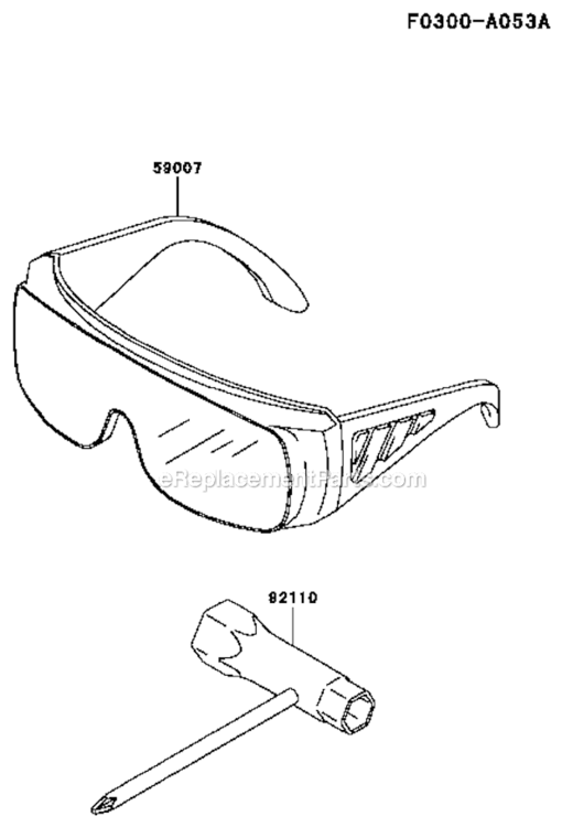 Page O Diagram and Parts List for  Kawasaki Leaf Blower / Vacuum