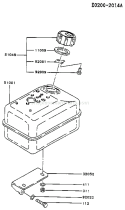 Page G Diagram and Parts List for GS06 Kawasaki Engine