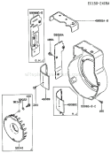 Part Location Diagram of 49089-2067 Kawasaki Shroud-Engine