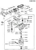 Page B Diagram and Parts List for  Kawasaki Engine