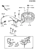 Page F Diagram and Parts List for  Kawasaki Engine