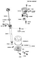 Page H Diagram and Parts List for DS36 Kawasaki Engine