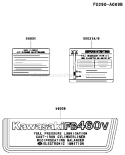 Page G Diagram and Parts List for RS01 Kawasaki Engine