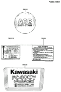Page G Diagram and Parts List for BS01 Kawasaki Engine