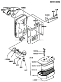 Page A Diagram and Parts List for BS13 Kawasaki Engine