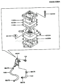 Page G Diagram and Parts List for AS13 Kawasaki Engine