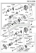 Page K Diagram and Parts List for BS03 Kawasaki Engine