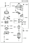 Part Location Diagram of 16146-2128 Kawasaki Cover-Assembly
