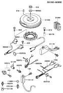 Part Location Diagram of 92170-2050 Kawasaki Clamp