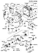 Page D Diagram and Parts List for AS05 Kawasaki Engine