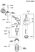 Page J Diagram and Parts List for AS05 Kawasaki Engine