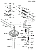 Page L Diagram and Parts List for AS05 Kawasaki Engine