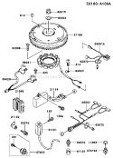 Page F Diagram and Parts List for AS05 Kawasaki Engine