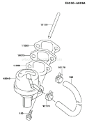 Page G Diagram and Parts List for AS05 Kawasaki Engine