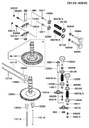 Page L Diagram and Parts List for BS00 Kawasaki Engine