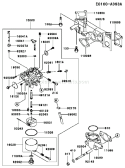 Page B Diagram and Parts List for BS00 Kawasaki Engine