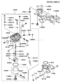 Part Location Diagram of 16126-2182 Kawasaki Valve-Choke