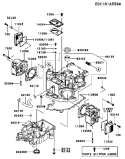 Page E Diagram and Parts List for CS00 Kawasaki Engine