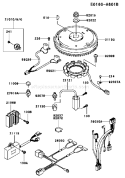 Page F Diagram and Parts List for CS00 Kawasaki Engine