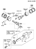 Page J Diagram and Parts List for FS19 Kawasaki Engine
