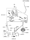 Part Location Diagram of 49113-2200 Kawasaki Panel-Comp-Control