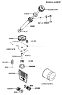 Part Location Diagram of 92066-2250 Kawasaki Plug