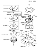 Page A Diagram and Parts List for CS00 Kawasaki Engine