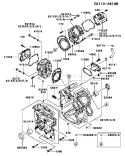 Page E Diagram and Parts List for CS00 Kawasaki Engine