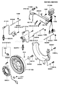 Page F Diagram and Parts List for CS00 Kawasaki Engine