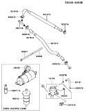 Page F Diagram and Parts List for AS00 Kawasaki Engine