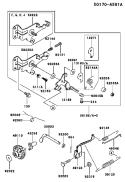 Part Location Diagram of 39182-2177 Kawasaki Panel-Assembly-Control