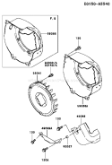 Page D Diagram and Parts List for HS02 Kawasaki Engine