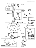 Part Location Diagram of 92037-2116 Kawasaki Clamp