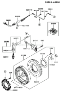 Page G Diagram and Parts List for AS24 Kawasaki Engine
