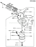 Page B Diagram and Parts List for BS00 Kawasaki Engine