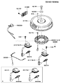 Part Location Diagram of BPMR6A Kawasaki Spark Plug