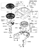 Page D Diagram and Parts List for CS01 Kawasaki Engine