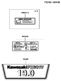 Page H Diagram and Parts List for CS13 Kawasaki Engine