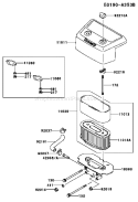 Page A Diagram and Parts List for CS06 Kawasaki Engine