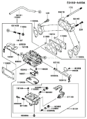 Part Location Diagram of 92152-7002 Kawasaki Collar