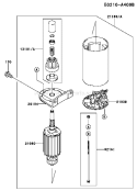 Page K Diagram and Parts List for  Kawasaki Engine